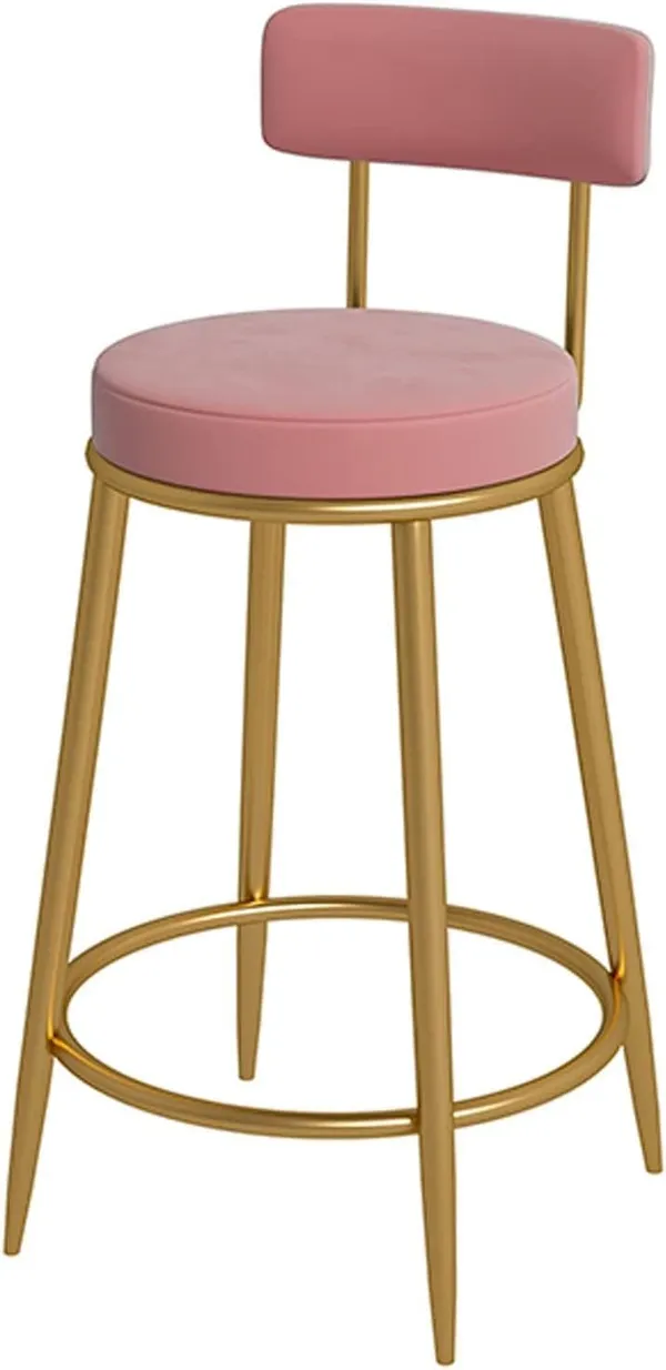 Velvet_Bar_Stool_With_Backrest