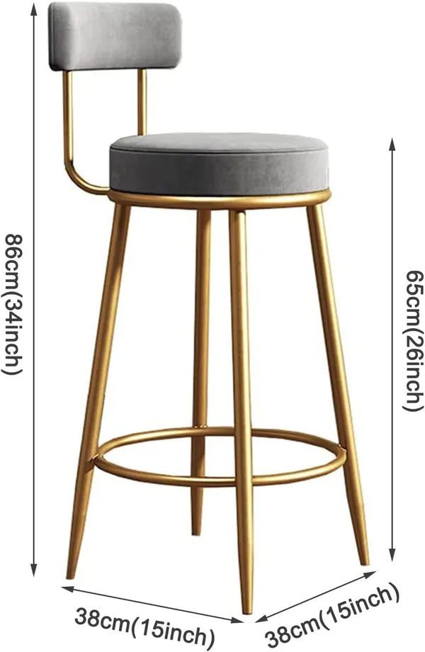 Velvet_Upholstered_Bar_Stool_With_Backrest