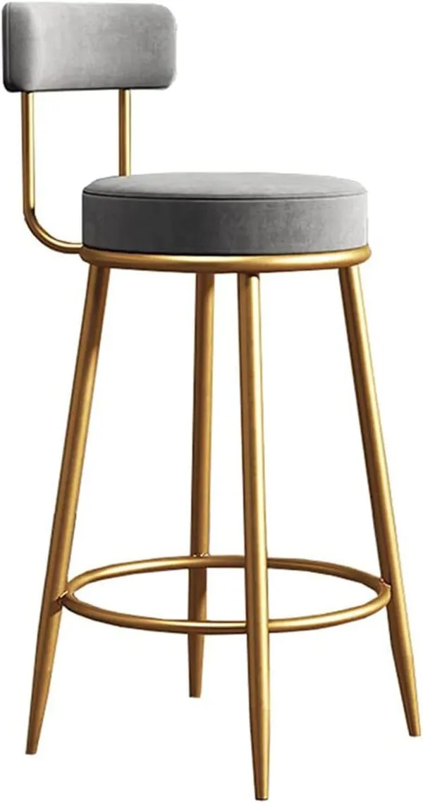 Velvet_Upholstered_Bar_Stool_With_Backrest