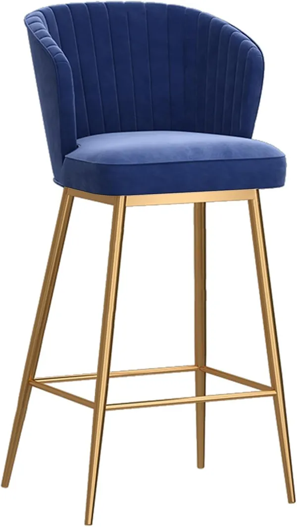 Velvet_Bar_Stool_With_Backrest
