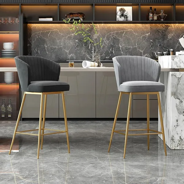 Velvet_Bar_Stool_With_Backrest