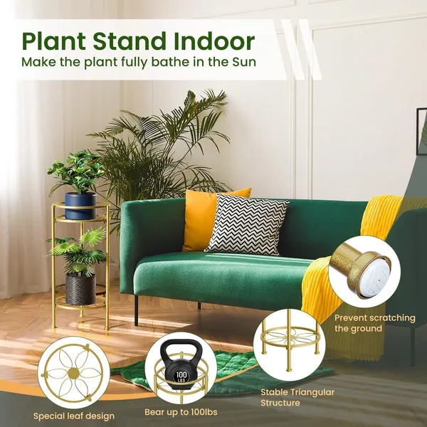 2_Tier_Metal_Plant_Stand