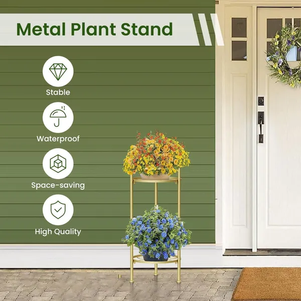 2_Tier_Metal_Plant_Stand