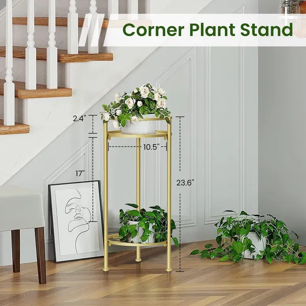 2_Tier_Metal_Plant_Stand