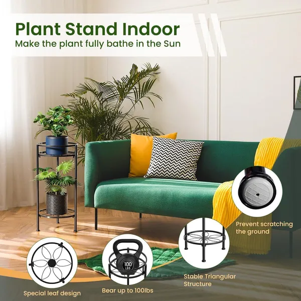 2_Tier_Metal_Plant_Stand