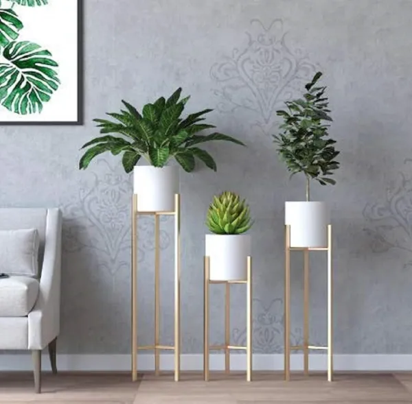 Metal_Plant_Stand_With_Planter_Pot_Set