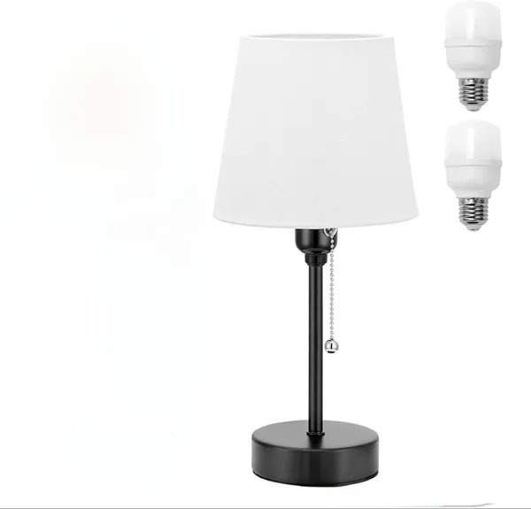 Cotton_Shade_Metal_Base_Table_Lamp