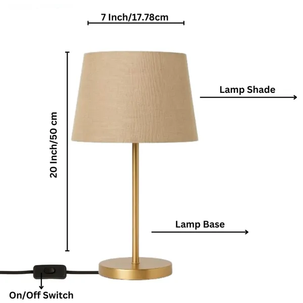 Table_Lamp_With_Brass_Finish_And_Fabric_Shade