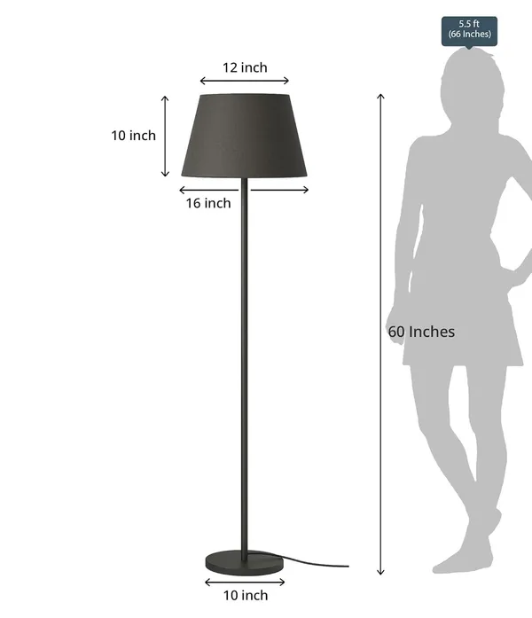 Floor_Lamp_With_Metal_Base_And_Fabric_Shade