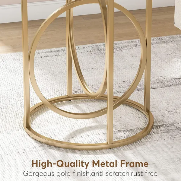 Round_End_Table_With_Marble_Top_And_Metal_Frame