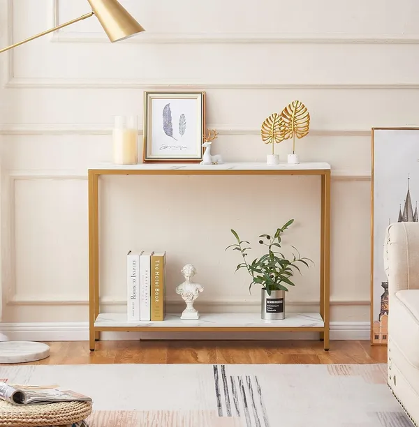 Metal_Frame_2_Tier_Console_Table