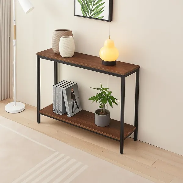 Metal_Frame_2_Tier_Console_Table