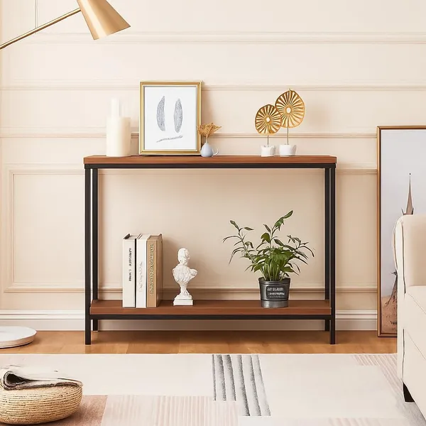 Metal_Frame_2_Tier_Console_Table