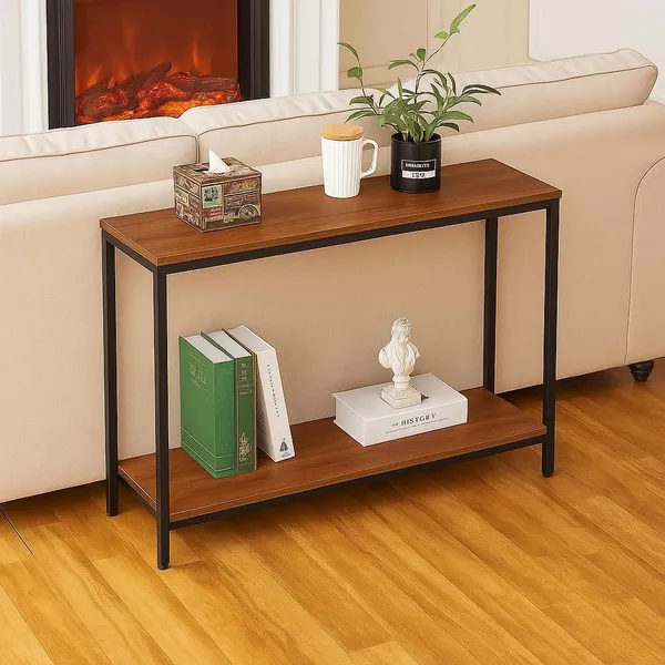 Metal_Frame_2_Tier_Console_Table