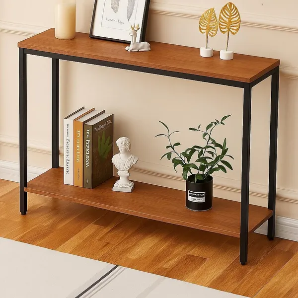 Metal_Frame_2_Tier_Console_Table