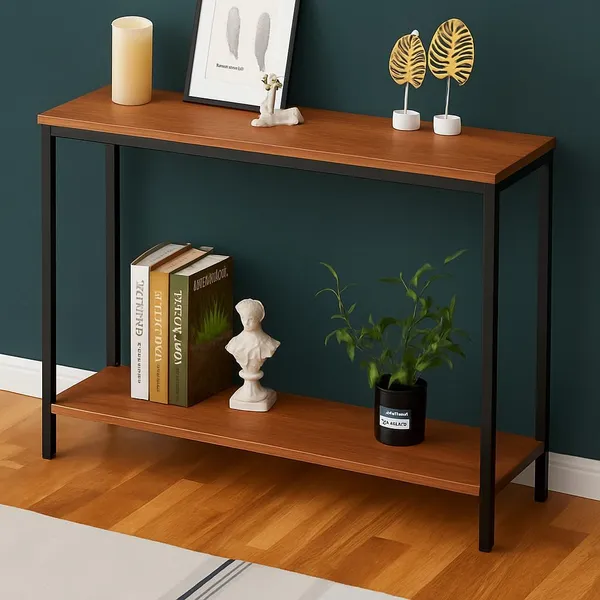 Metal_Frame_2_Tier_Console_Table