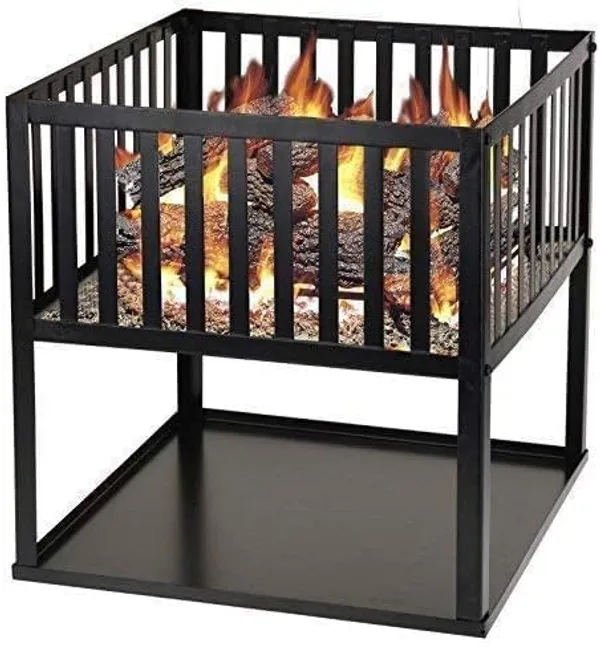 Steel_Square_Fire_Pit_With_Ash_Tray