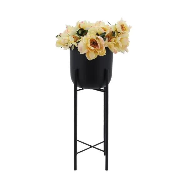Metal_Plant_Stand_With_Planter_Pot