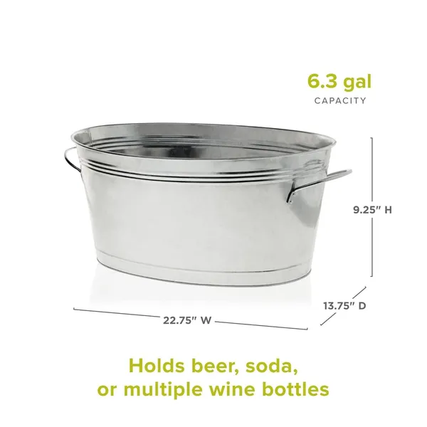 Galvanized_Metal_Beverage_Tub
