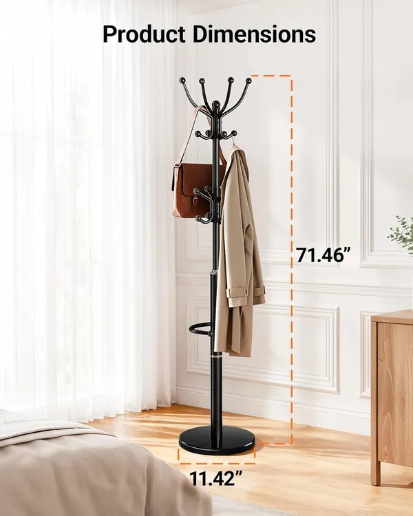 Metal_Coat_Rack_With_Umbrella_Holder