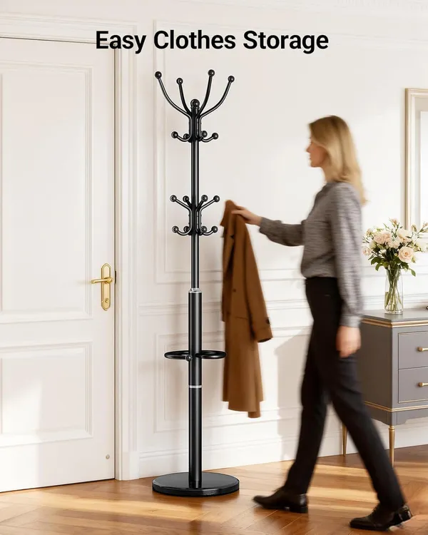 Metal_Coat_Rack_With_Umbrella_Holder