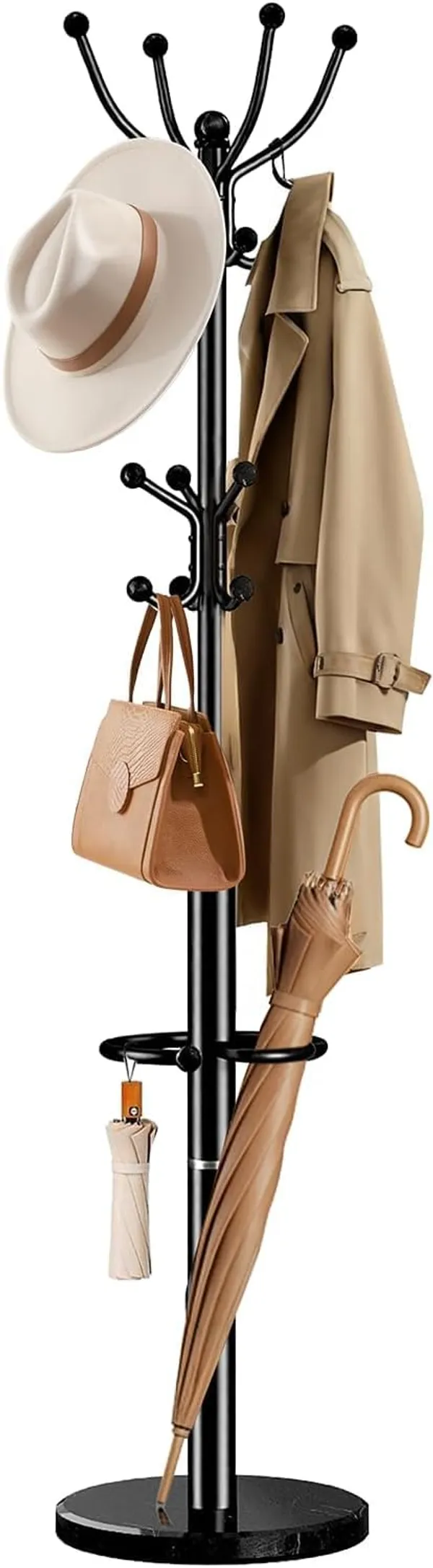 Metal_Coat_Rack_With_Umbrella_Holder