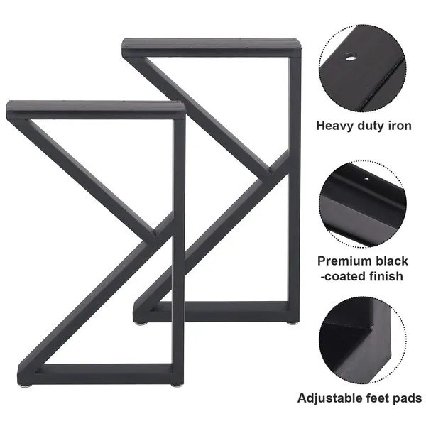 K_Shape_Metal_Table_Legs