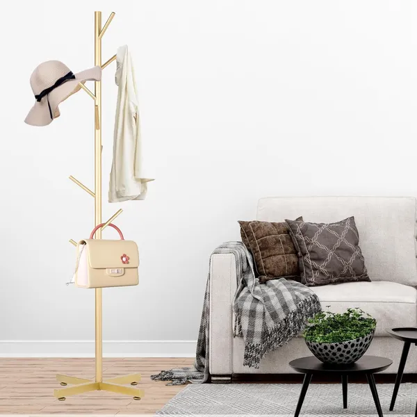 Metal_Coat_Rack_With_Cross_Base