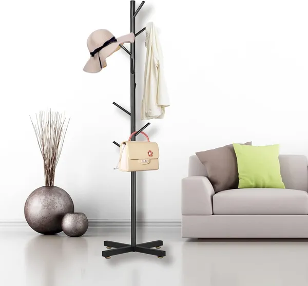 Metal_Coat_Rack_With_Cross_Base