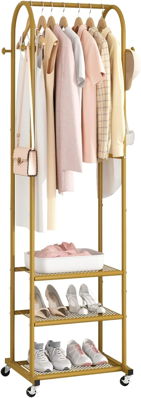 Clothing_Rack_With_Wheels_And_Shelves