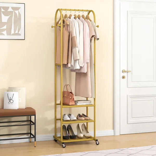 Clothing_Rack_With_Wheels_And_Shelves