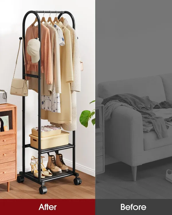 Clothes_Rack_With_Shoe_Shelves
