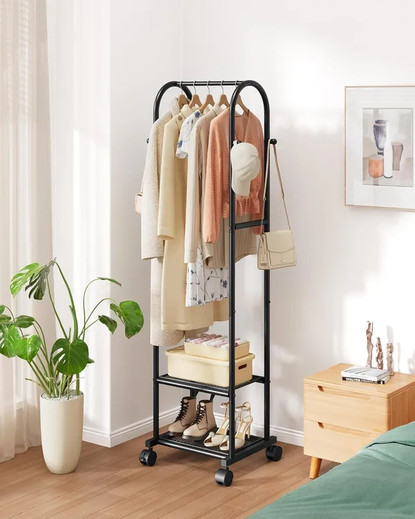 Clothes_Rack_With_Shoe_Shelves