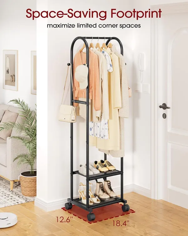 Clothes_Rack_With_Shoe_Shelves
