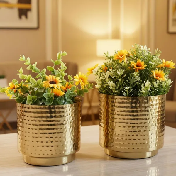Metal_Hammered_Planter_Set_Of_2