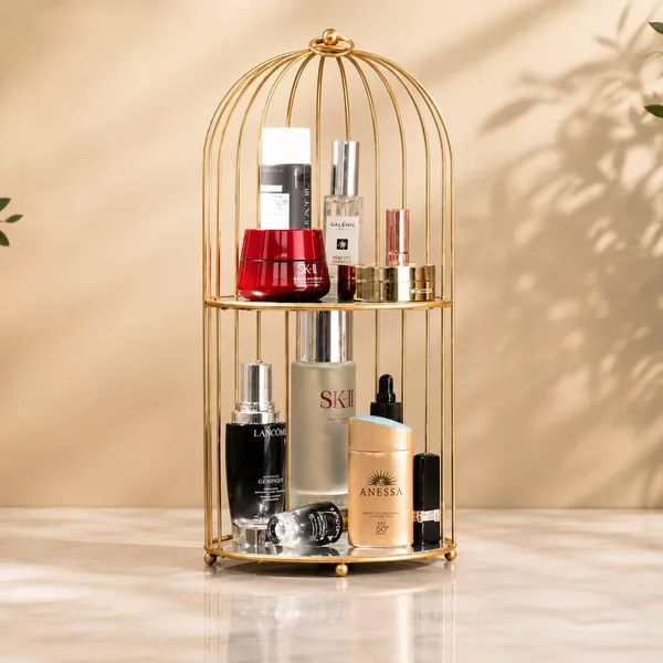 Metal_Perfume_Organizer_With_Mirror_Base
