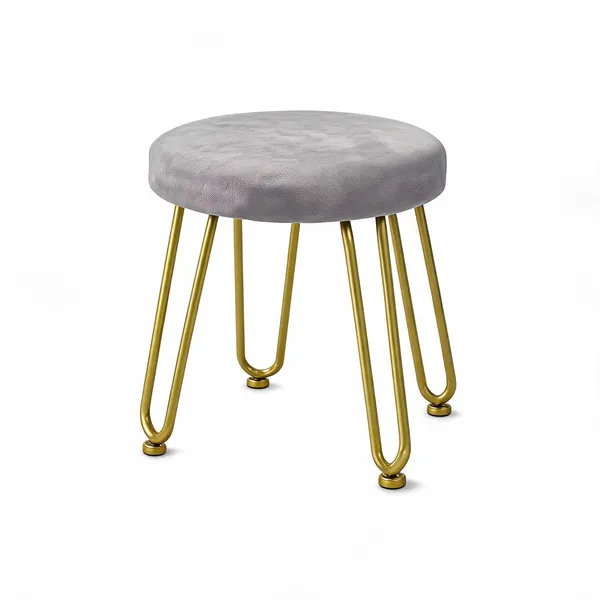 Velvet_Ottoman_Stool_With_Metal_Legs