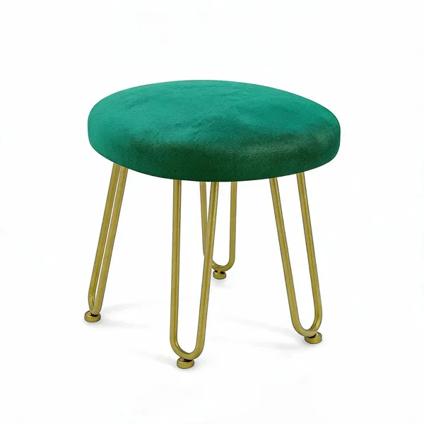 Velvet_Ottoman_Stool_With_Metal_Legs