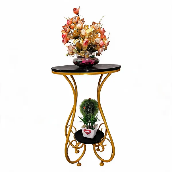 Round_Metal_End_Table_With_Mdf_Top