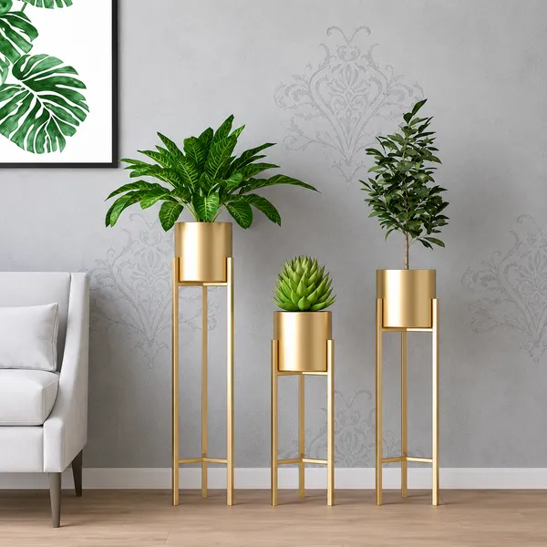 Metal_Plant_Stand_With_Planter_Pot
