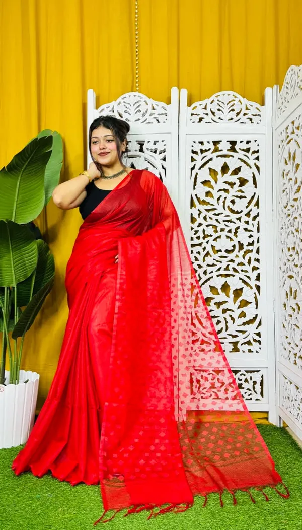 Organza_kota_silk_Saree_with_blouse