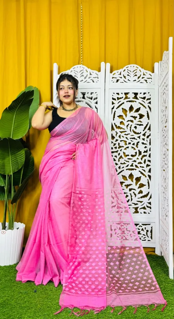 Organza_kota_silk_Saree_with_blouse