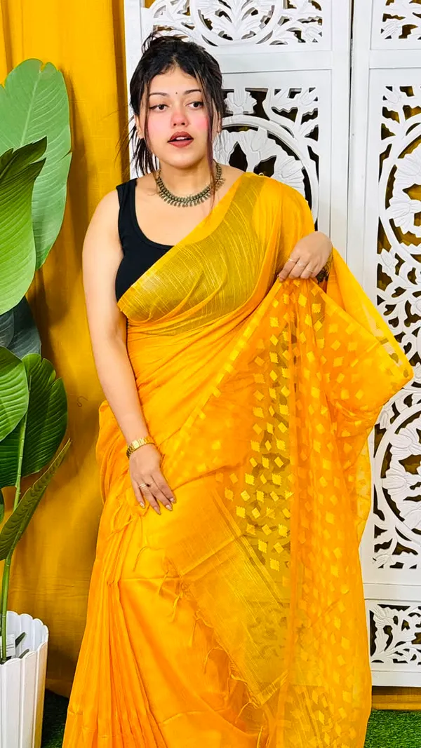 Organza_kota_silk_Saree_with_blouse