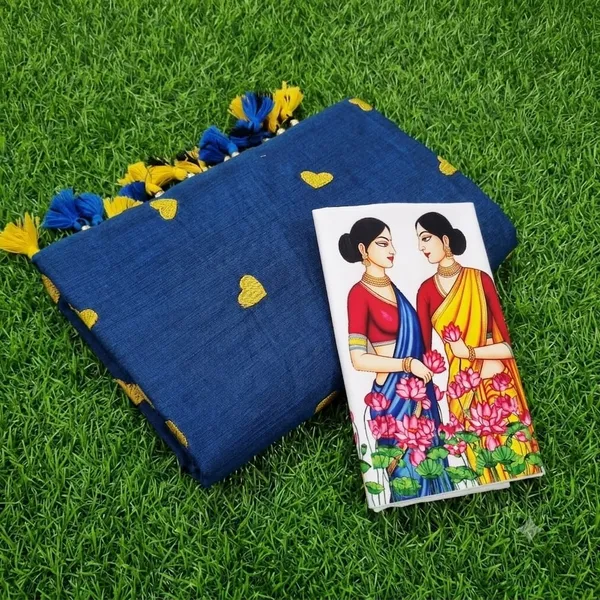 Love_Embroidery_Saree_with_digital_print_with_blouse