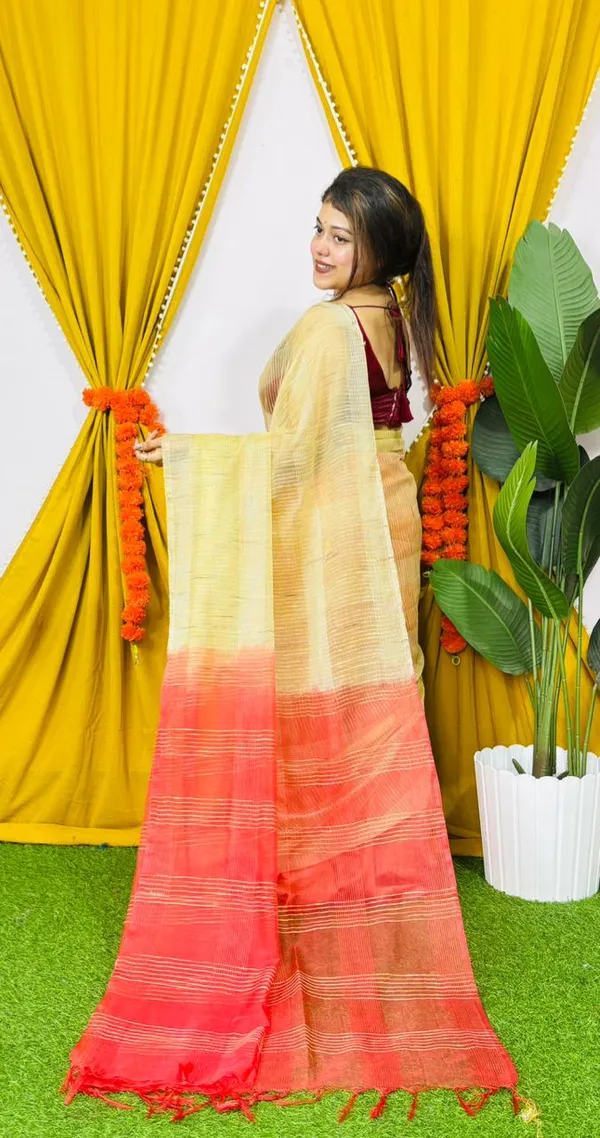 Yellow_Textured_Saree_for_Women