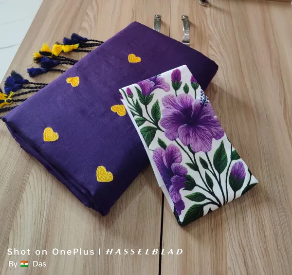 Love_Embroidery_Saree_with_digital_print_with_blouse