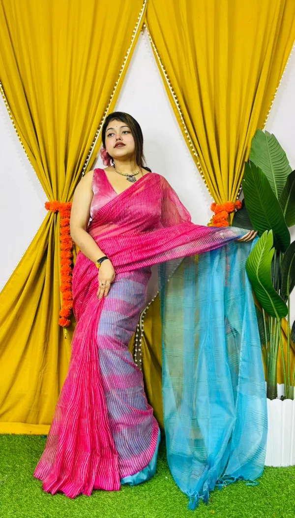 Organza_kota_silk_Saree_with_blouse