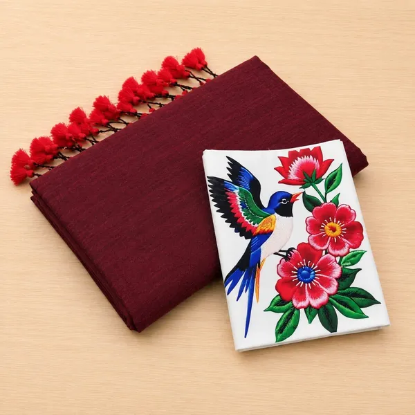 Love_Embroidery_Saree_with_digital_print_with_blouse