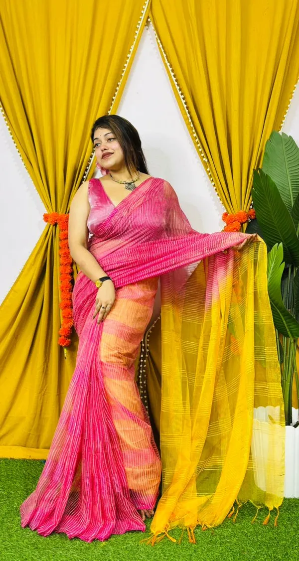 Organza_kota_silk_Saree_with_blouse