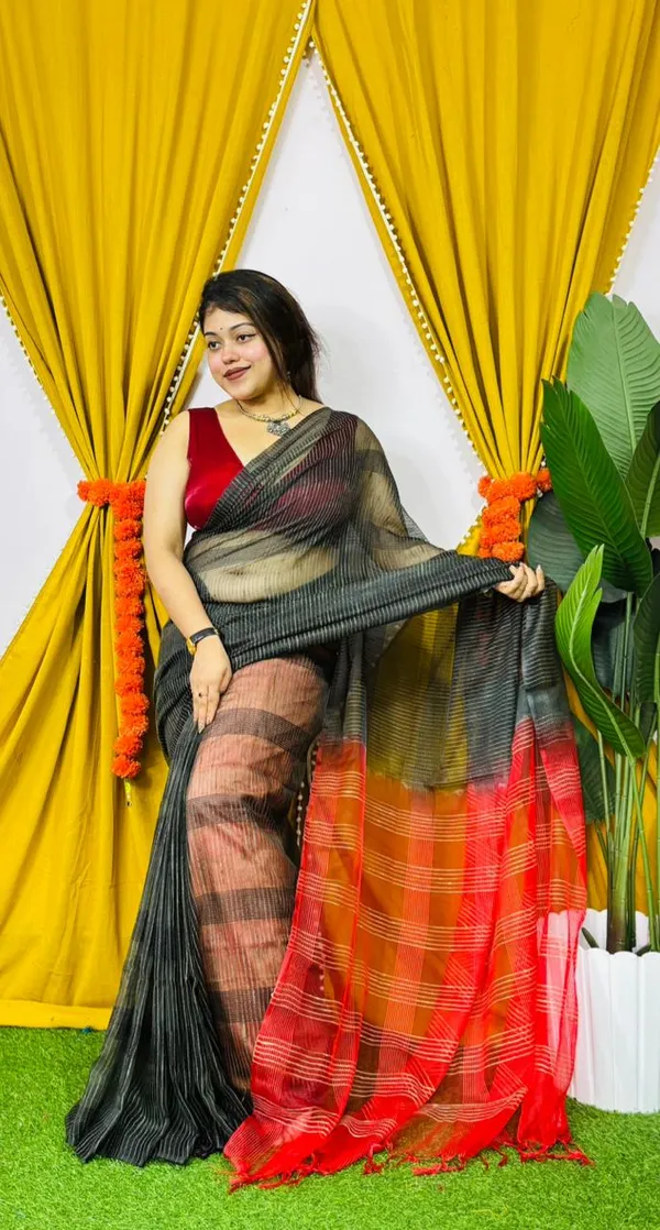 Organza_kota_silk_Saree_with_blouse